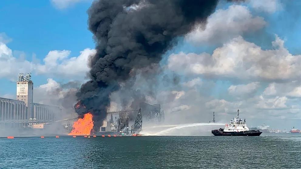 突發(fā)！輪船撞上天然氣管道，大爆炸！2死、2失蹤，6傷！